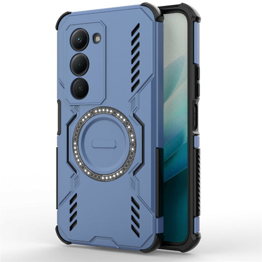 Pouzdro pro Xiaomi Redmi 15 5G / 15 4G, Techsuit, ArmorMag, Modrá