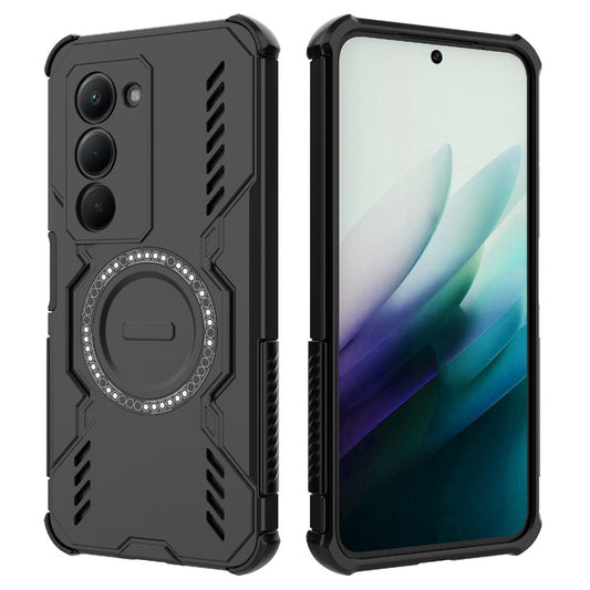 Pouzdro pro Xiaomi Redmi 15 5G / 15 4G, Techsuit, ArmorMag, Černá