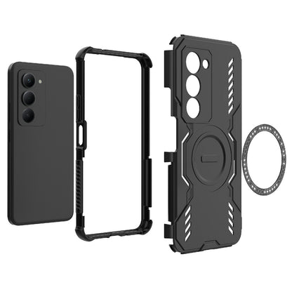 Pouzdro pro Xiaomi Redmi 15 5G / 15 4G, Techsuit, ArmorMag, Černá
