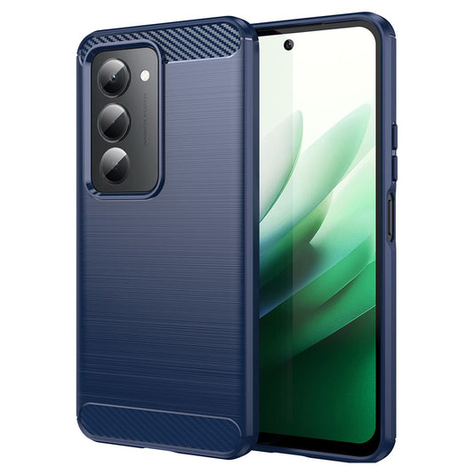 Pouzdro pro Xiaomi Redmi 15 5G / 15 4G, Techsuit, Carbon, Modrá