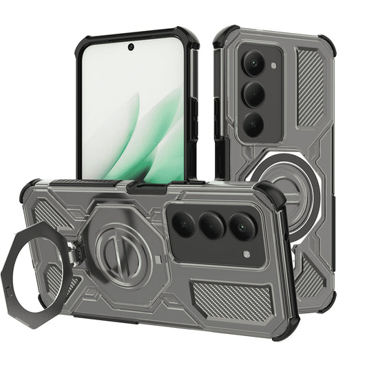 Pouzdro pro Xiaomi Redmi 15 5G / 15 4G, Techsuit, Carbon Shield Pro, Světle černá