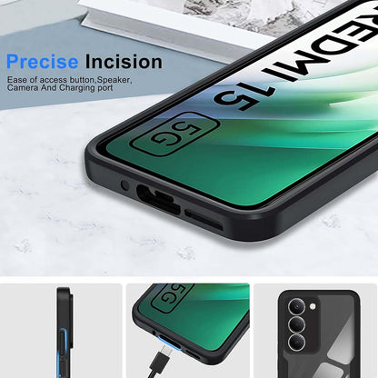 Pouzdro pro Xiaomi Redmi 15 5G / 15 4G, Techsuit, ColorVerse 360, Černá