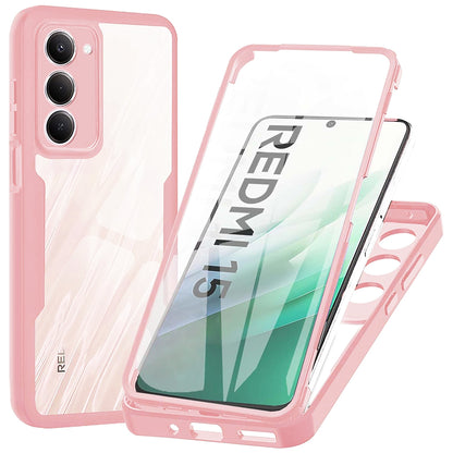 Pouzdro pro Xiaomi Redmi 15 5G / 15 4G, Techsuit, ColorVerse 360, Růžové