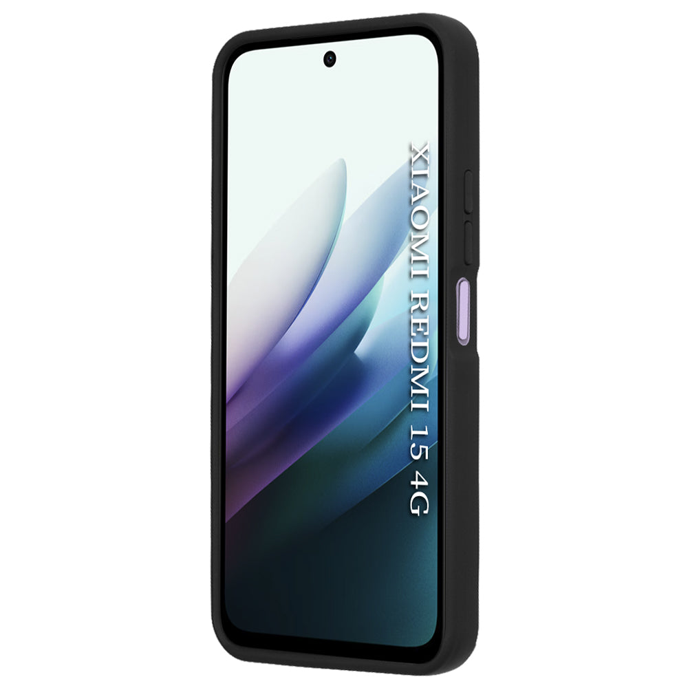 Pouzdro pro Xiaomi Redmi 15 5G / 15 4G, Techsuit, Glinth, Černá