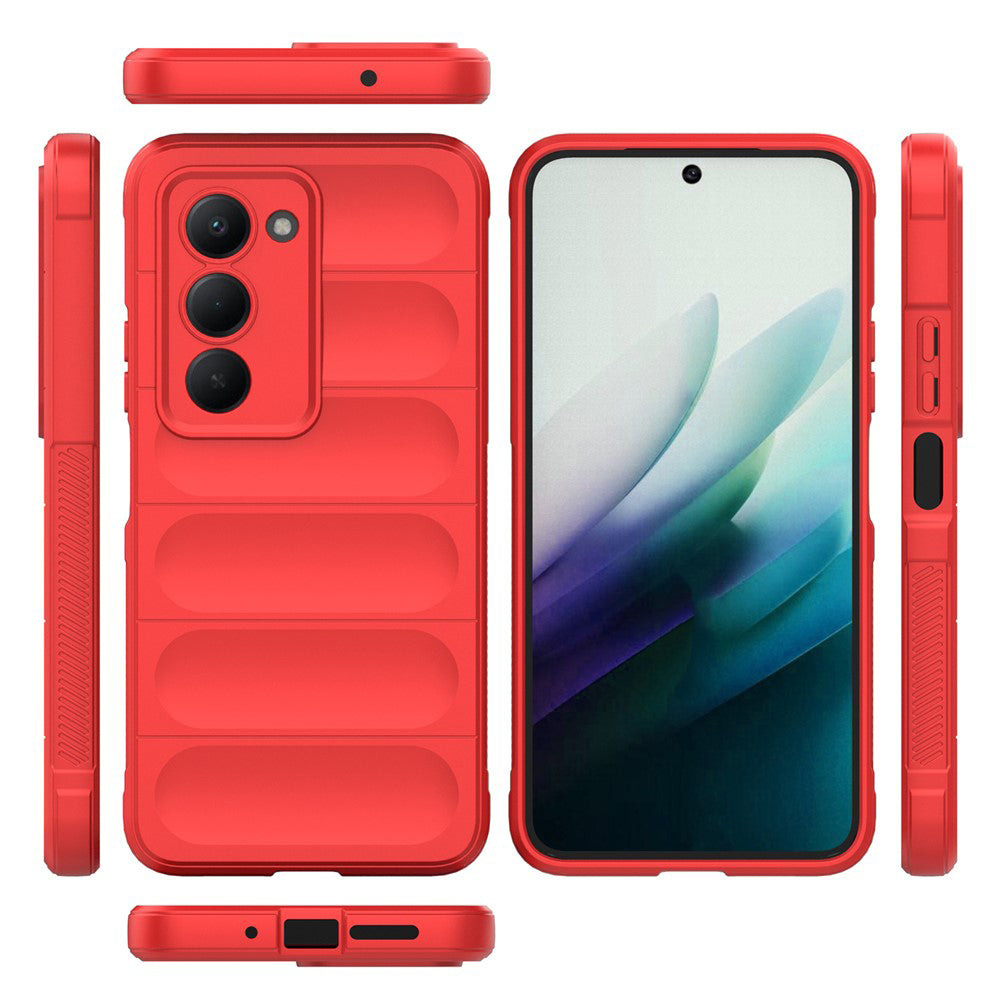 Pouzdro pro Xiaomi Redmi 15 5G / 15 4G, Techsuit, Magic Shield, červené