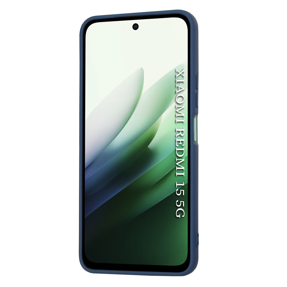 Pouzdro pro Xiaomi Redmi 15 5G / 15 4G, Techsuit, SoftFlex, Tmavě modrá