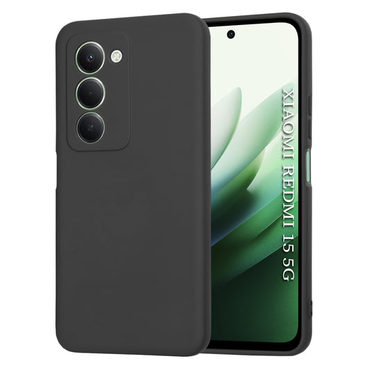 Pouzdro pro Xiaomi Redmi 15 5G / 15 4G, Techsuit, SoftFlex, Černá