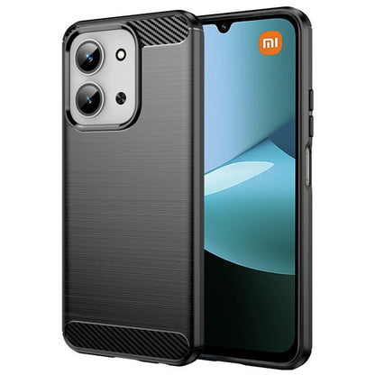 Pouzdro pro Xiaomi Redmi 15C 5G / 15C 4G, Techsuit, Carbon, Černé