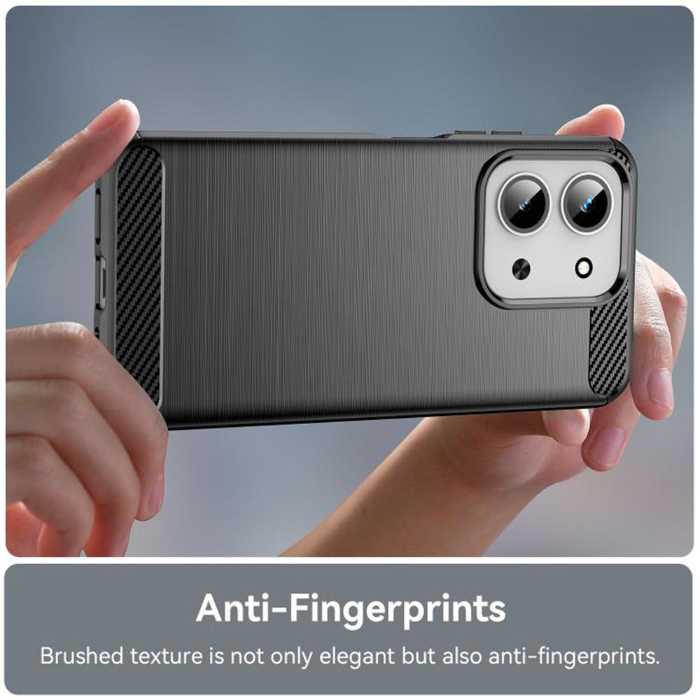 Pouzdro pro Xiaomi Redmi 15C 5G / 15C 4G, Techsuit, Carbon, Černé