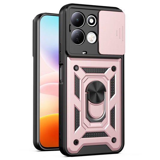 Pouzdro pro Xiaomi Redmi 17 5G / 17 4G, Techsuit, CamShield, Růžově zlaté