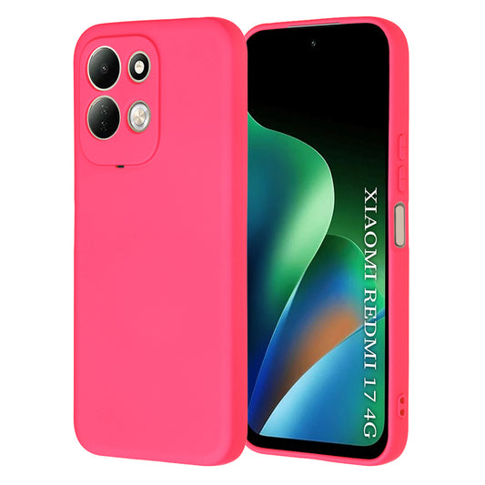 Pouzdro pro Xiaomi Redmi 17 5G / 17 4G, Techsuit, SoftFlex, tmavě růžové