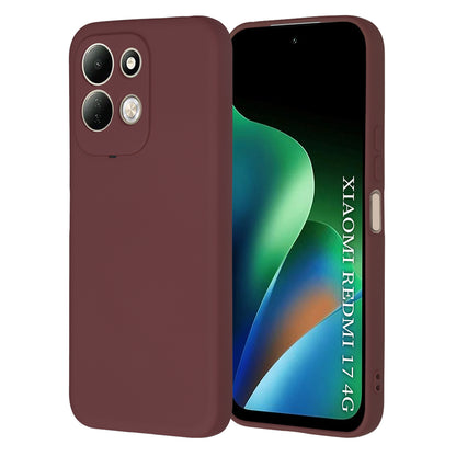 Case for Xiaomi Redmi 17 5G / 17 4G, Techsuit, SoftFlex, Burgundy