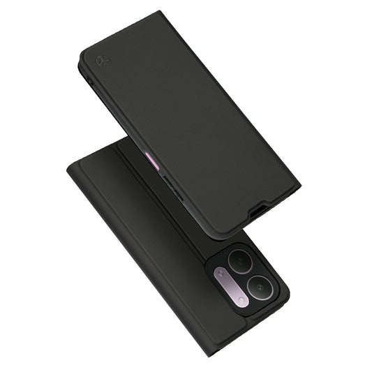 Pouzdro pro Xiaomi Redmi 17C 5G, Techsuit, Magskin Book, Černá