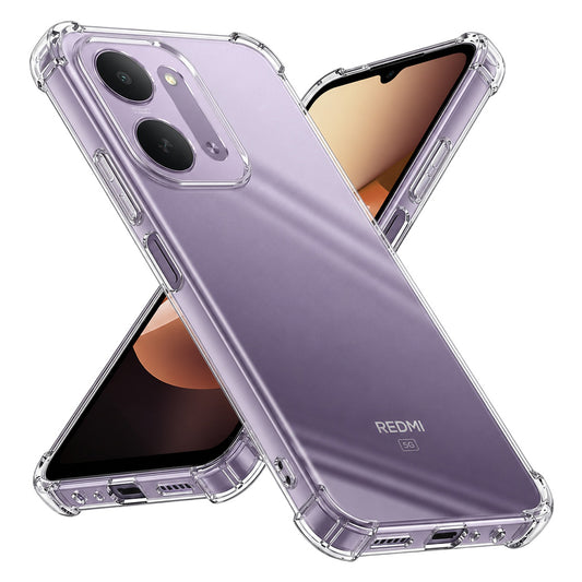 Pouzdro pro Xiaomi Redmi 17C 5G, Techsuit, Odolné proti nárazům, Průhledné