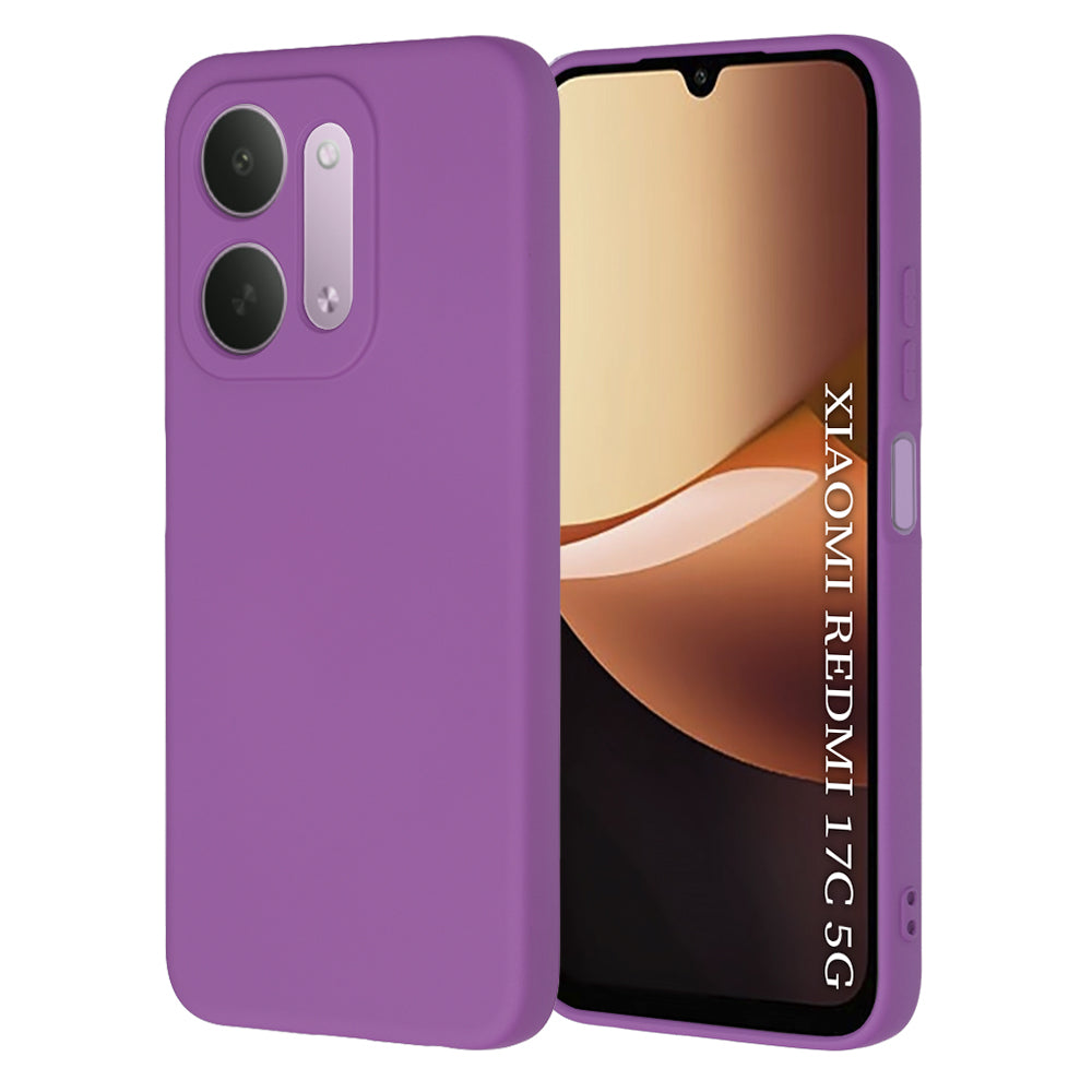 Pouzdro pro Xiaomi Redmi 17C 5G, Techsuit, SoftFlex, fialové
