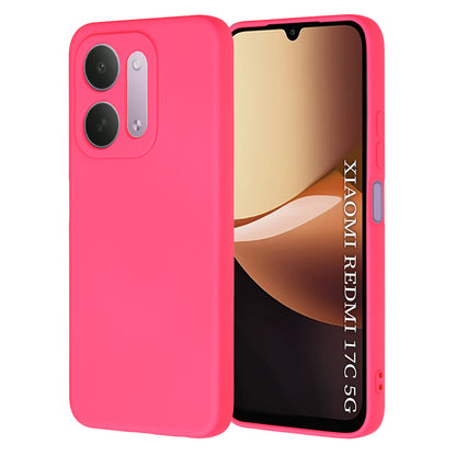 Pouzdro pro Xiaomi Redmi 17C 5G, Techsuit, SoftFlex, tmavě růžové