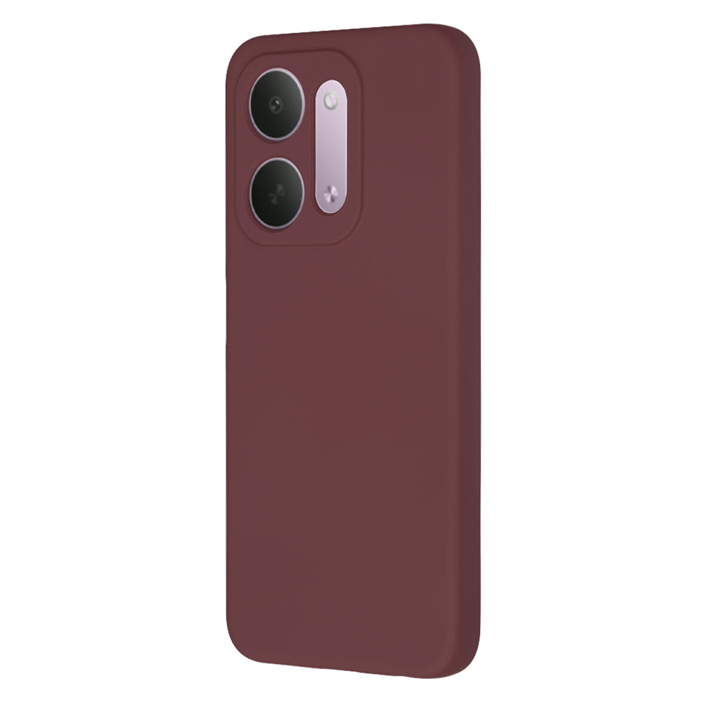 Pouzdro pro Xiaomi Redmi 17C 5G, Techsuit, SoftFlex, vínové