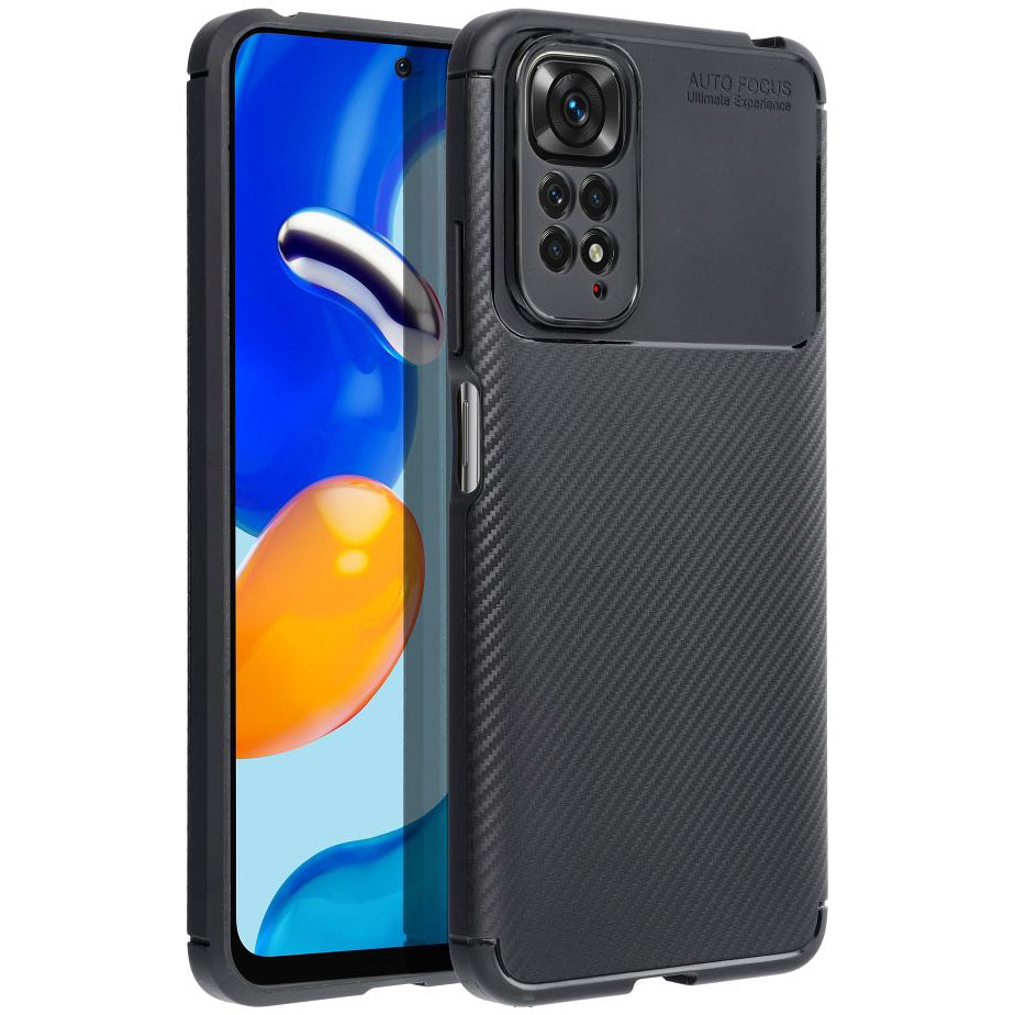 Pouzdro pro Xiaomi Poco C65 / Redmi 13C, OEM, Carbon Premium, Černé