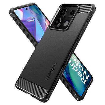 Pouzdro pro Xiaomi Redmi Note 13 5G, Spigen, Rugged Armor, Černá ACS07665