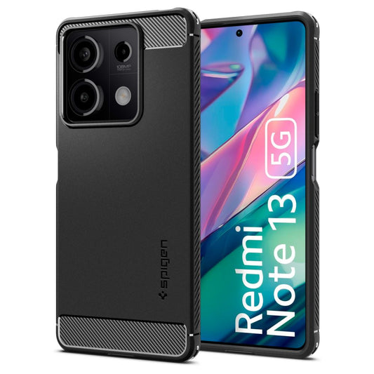 Pouzdro pro Xiaomi Redmi Note 13 5G, Spigen, Rugged Armor, Černá ACS07665