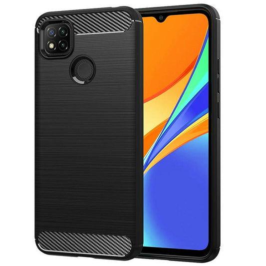 Pouzdro pro Xiaomi Redmi 9C NFC / 9C, Techsuit, Carbon, Černé