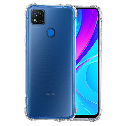 Pouzdro pro Xiaomi Redmi 9C NFC / 9C, Techsuit, Odolné proti nárazům, Průhledné