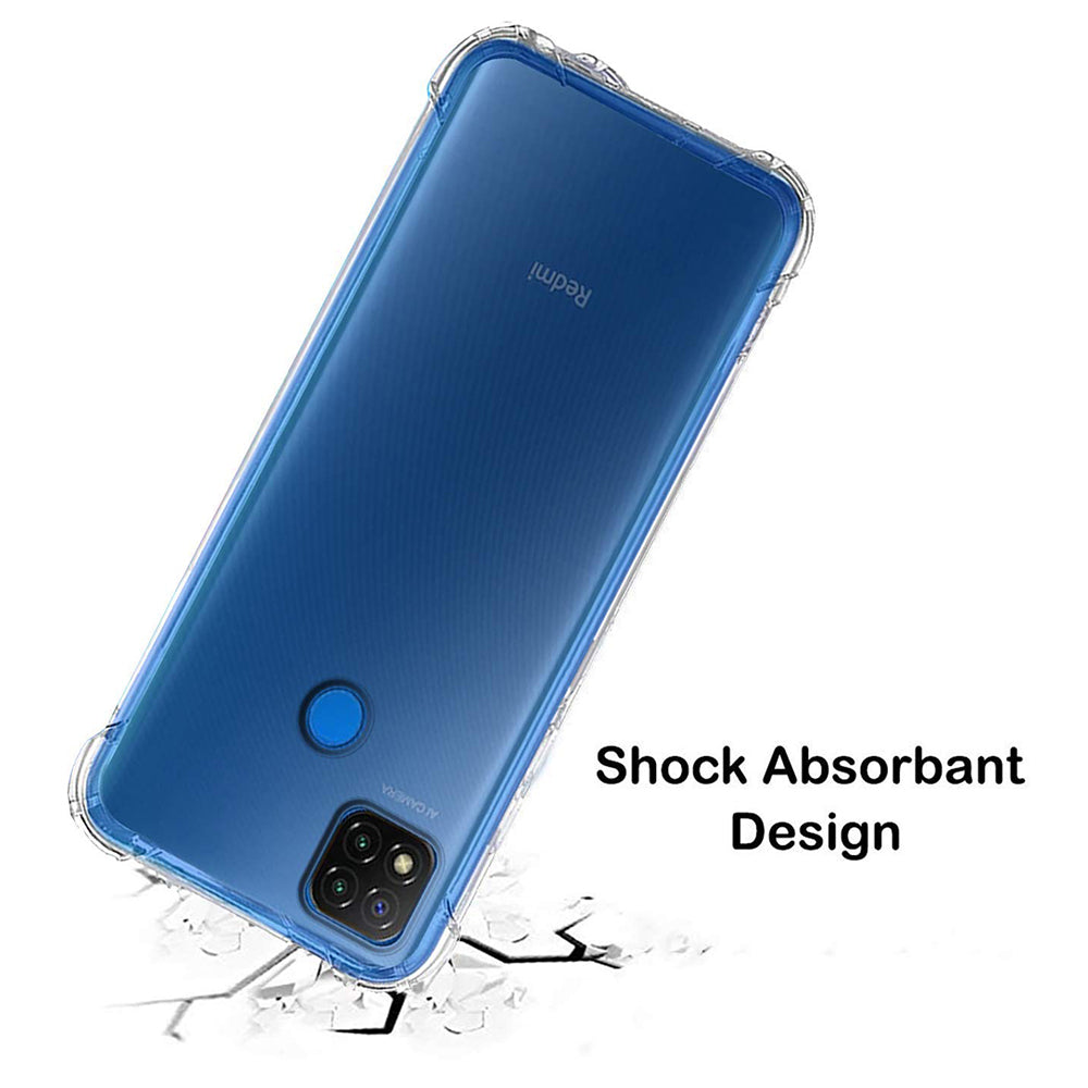 Pouzdro pro Xiaomi Redmi 9C NFC / 9C, Techsuit, Odolné proti nárazům, Průhledné