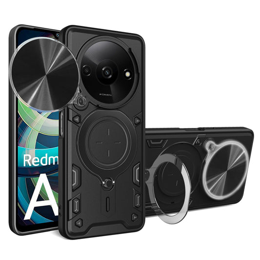 Pouzdro pro Xiaomi Redmi A3, Techsuit, CamGuard Pro, Černé