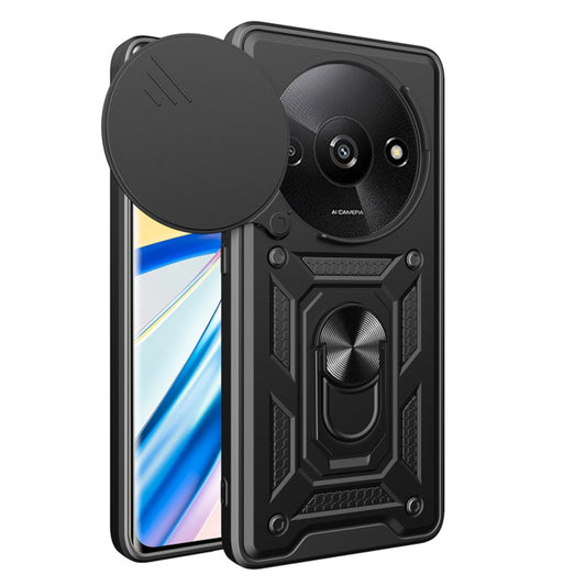 Pouzdro pro Xiaomi Redmi A3x / A3, Techsuit, CamShield, Černá
