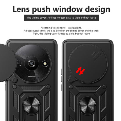 Pouzdro pro Xiaomi Redmi A3x / A3, Techsuit, CamShield, Černá