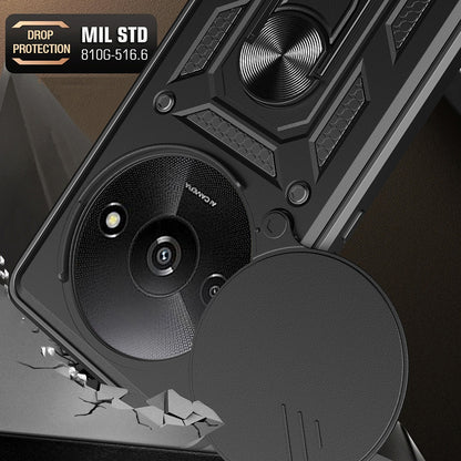 Pouzdro pro Xiaomi Redmi A3x / A3, Techsuit, CamShield, Černá