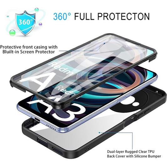 Pouzdro pro Xiaomi Redmi A3x / A3, Techsuit, ColorVerse 360, Fialová