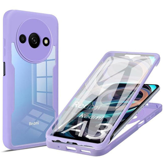 Pouzdro pro Xiaomi Redmi A3x / A3, Techsuit, ColorVerse 360, Fialová