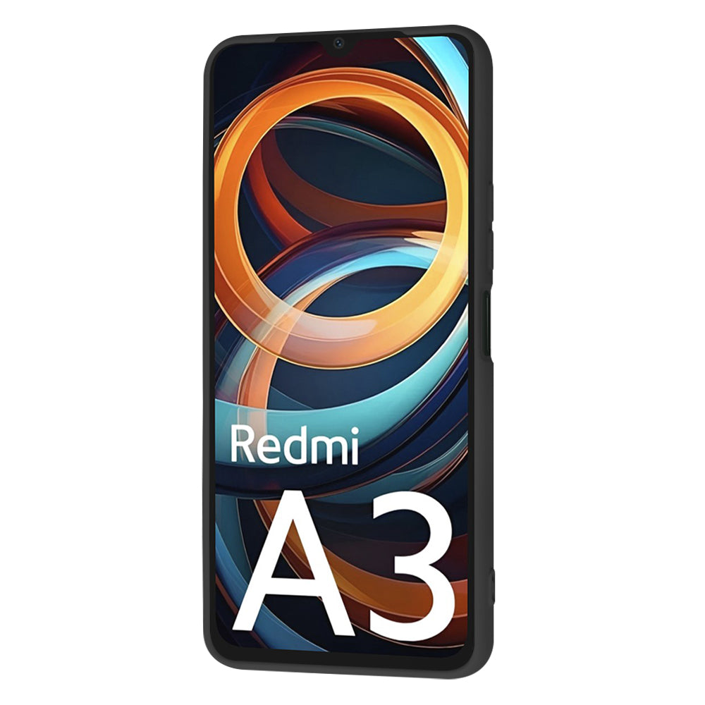 Pouzdro pro Xiaomi Redmi A3x / A3, Techsuit, SoftFlex, Černé