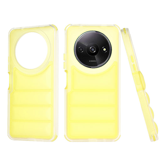 Pouzdro pro Xiaomi Redmi A3x / A3, Techsuit, Wave Shield, Žlutá