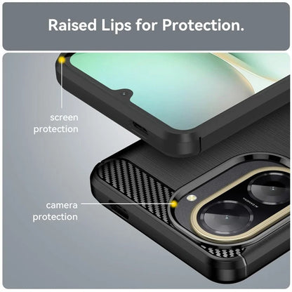 Pouzdro pro Xiaomi Redmi A5 4G (Standard), Techsuit, Carbon, Černé