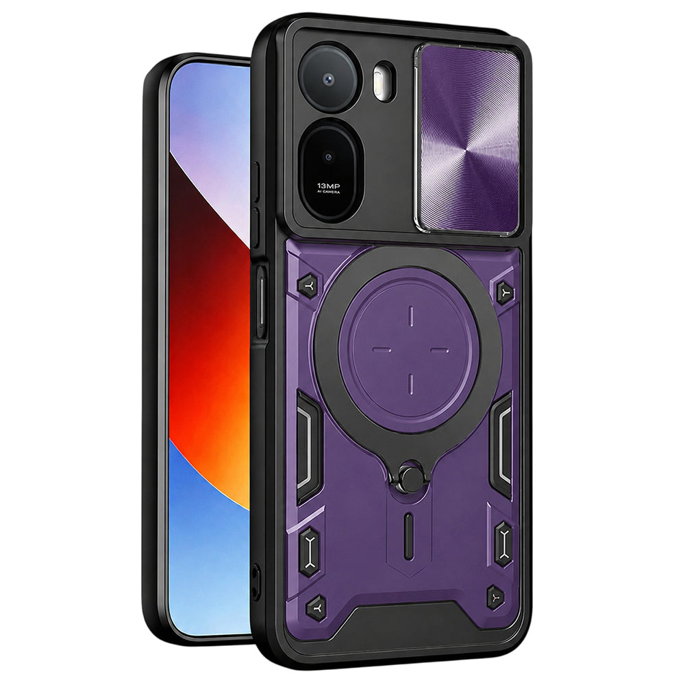 Pouzdro pro Xiaomi Redmi A7 Pro 4G, Techsuit, CamGuard Pro, Fialové