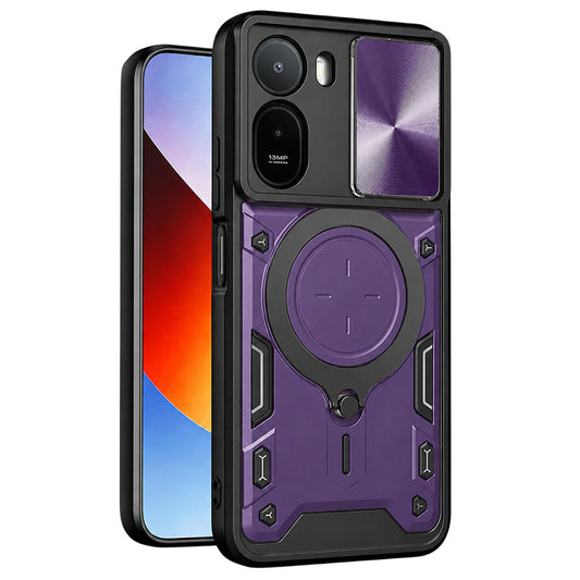 Pouzdro pro Xiaomi Redmi A7 Pro 4G, Techsuit, CamGuard Pro, Fialové