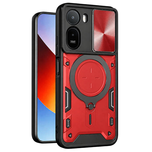 Pouzdro pro Xiaomi Redmi A7 Pro 4G, Techsuit, CamGuard Pro, červené