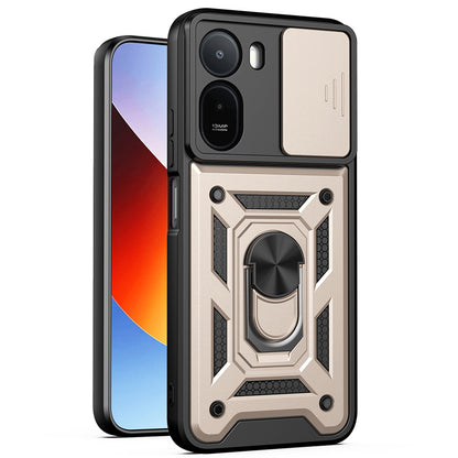 Pouzdro pro Xiaomi Redmi A7 Pro 4G, Techsuit, CamShield, Zlaté