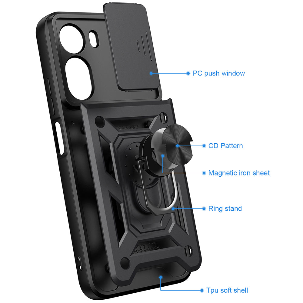 Pouzdro pro Xiaomi Redmi A7 Pro 4G, Techsuit, CamShield, Zlaté