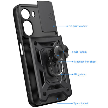 Pouzdro pro Xiaomi Redmi A7 Pro 4G, Techsuit, CamShield, Zlaté