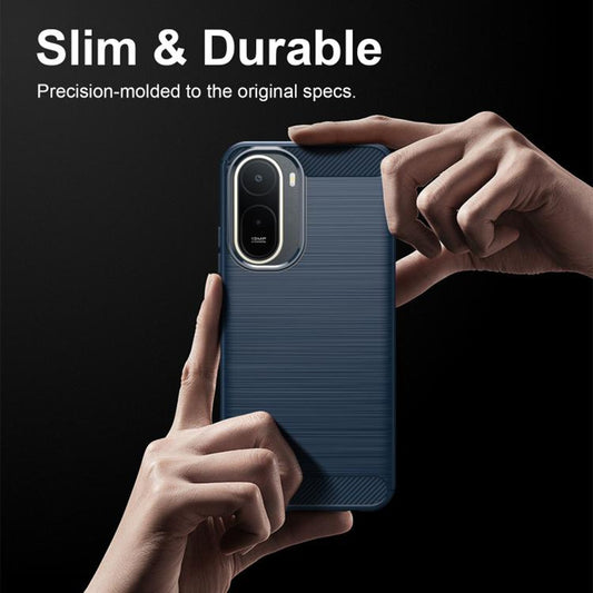 Pouzdro pro Xiaomi Redmi A7 Pro 4G, Techsuit, Carbon, Modré
