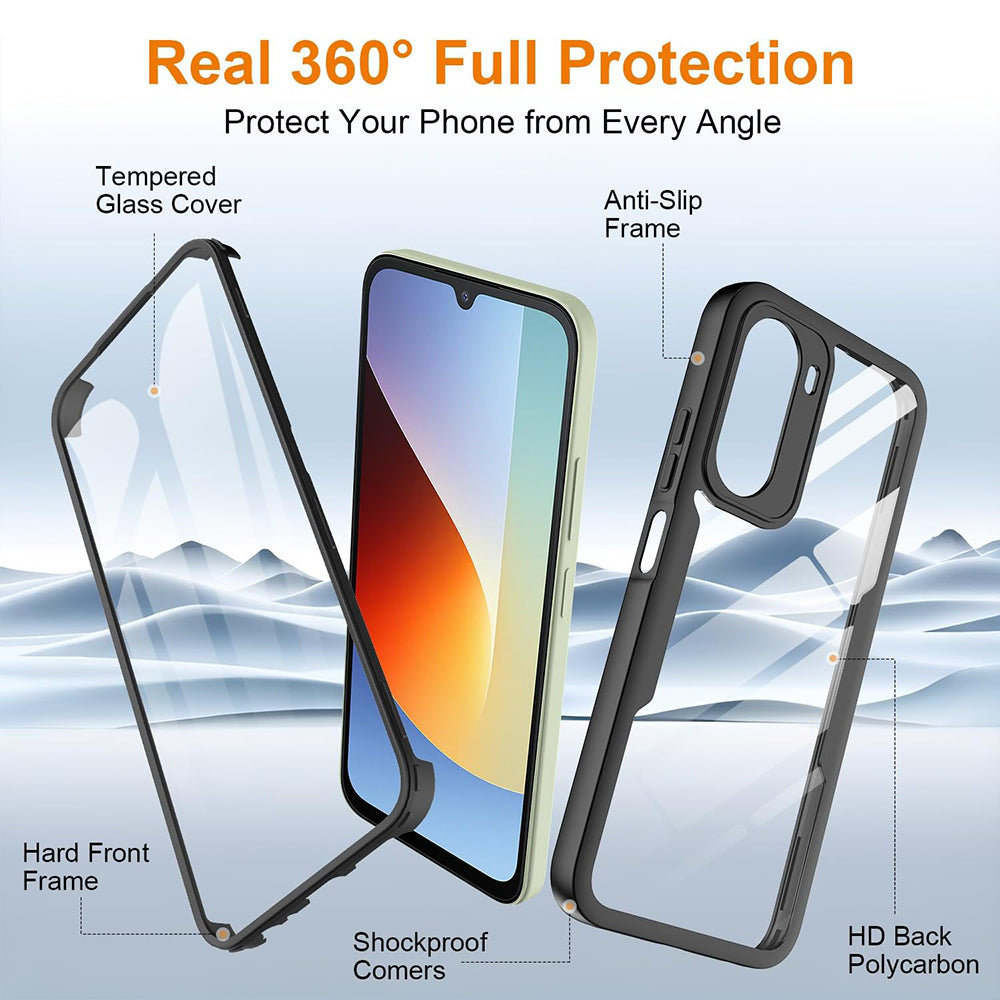 Pouzdro pro Xiaomi Redmi A7 Pro 4G, Techsuit, ColorVerse 360, Černé