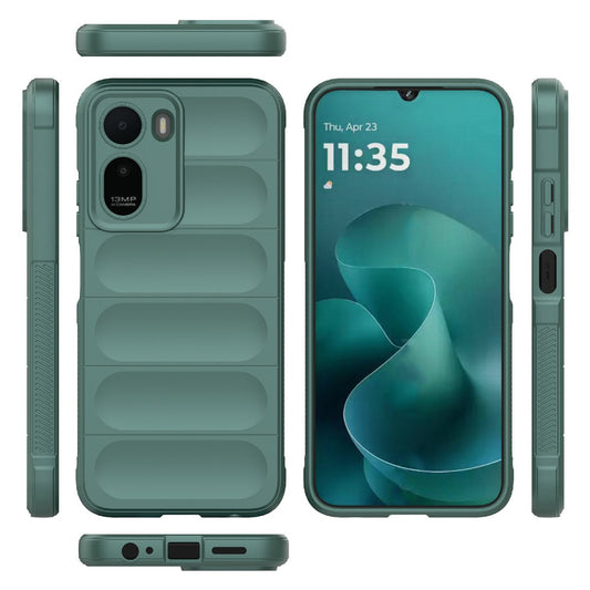 Pouzdro pro Xiaomi Redmi A7 Pro 4G, Techsuit, Magic Shield, Zelené