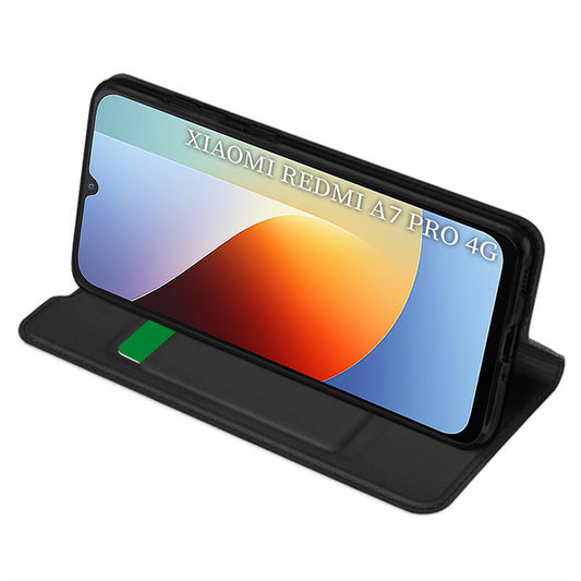Pouzdro pro Xiaomi Redmi A7 Pro 4G, Techsuit, Magskin Book, Černé