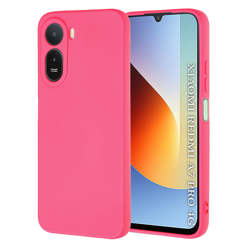 Pouzdro pro Xiaomi Redmi A7 Pro 4G, Techsuit, SoftFlex, Tmavě růžové