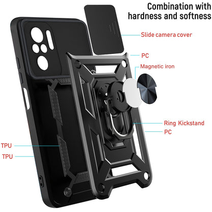 Pouzdro pro Xiaomi Redmi Note 10 Pro Max / Note 10 Pro, Techsuit, CamShield, Černé