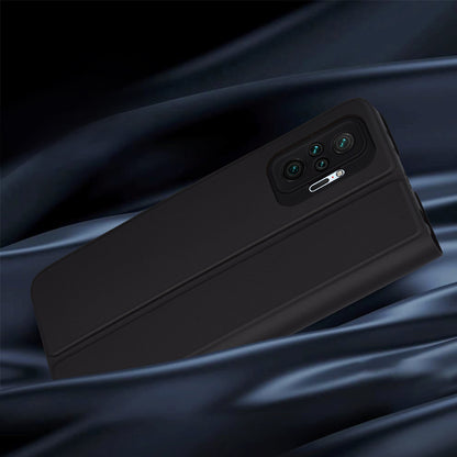 Pouzdro pro Xiaomi Redmi Note 10 Pro Max / Note 10 Pro, Techsuit, Magskin Book, Černá