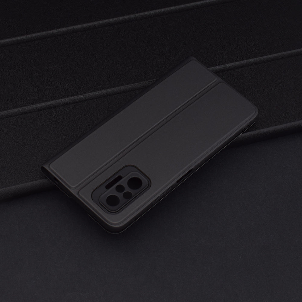Pouzdro pro Xiaomi Redmi Note 10 Pro Max / Note 10 Pro, Techsuit, Magskin Book, Černá